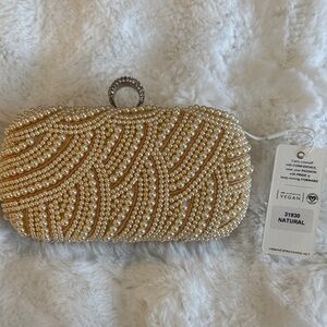 Urban Expressions Pearl Beaded Clutch